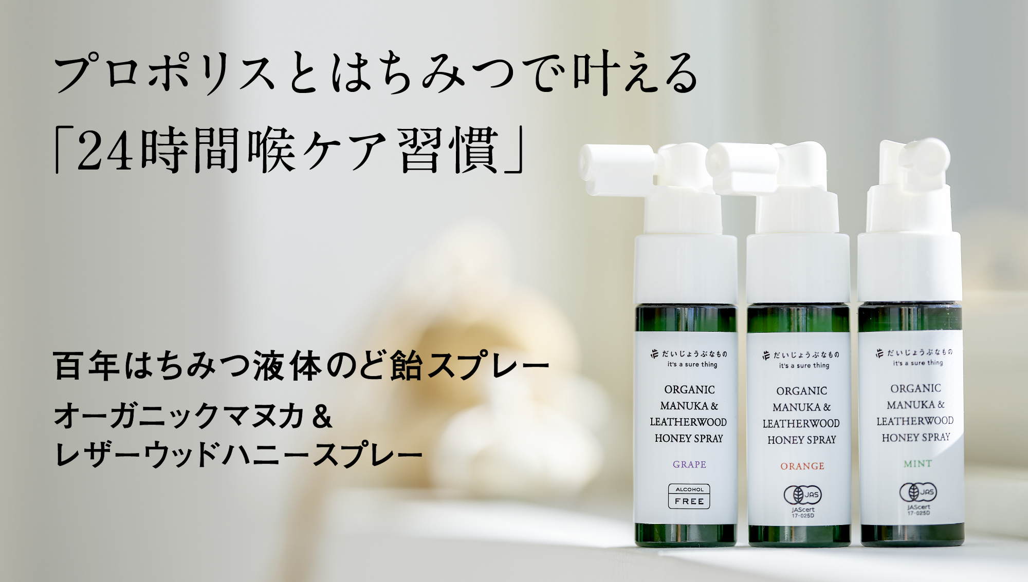 喉に「天然のバリア」を。プロポリスとはちみつで叶える「24時間喉ケア習慣」