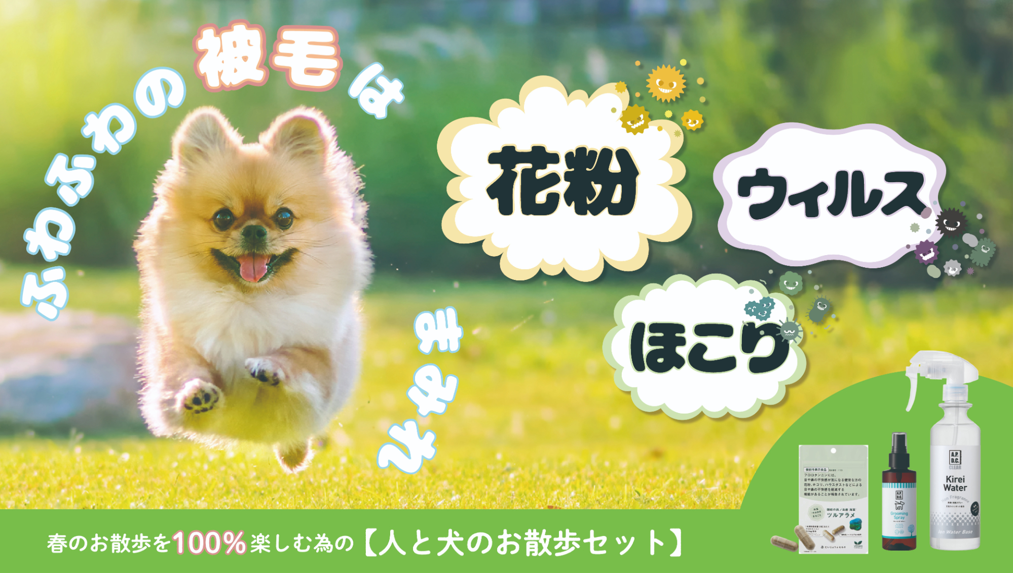 飼い主の花粉暴露量は実は多い？お散歩前後の花粉対策まとめ